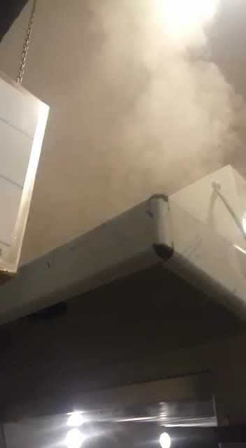 Steaming a bread oven